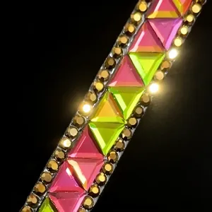 Single Row Multicolors Iron on